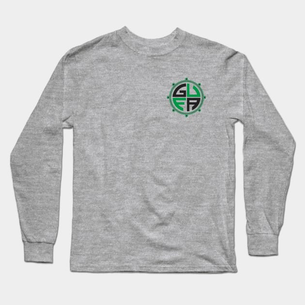 OG GUFA Now With Color! Pocket Logo Long Sleeve T-Shirt by Guerrilla Fanfare Brass